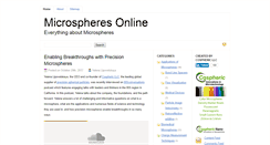 Desktop Screenshot of microspheres.us
